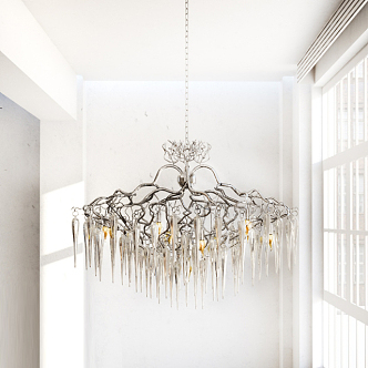 Crystal chandelier 3d model