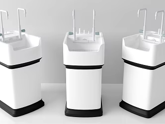 Modern sink cabinet 3d model