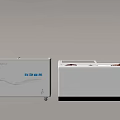 White Commercial Freezers With Multiple Compartments For Frozen Food Storage
