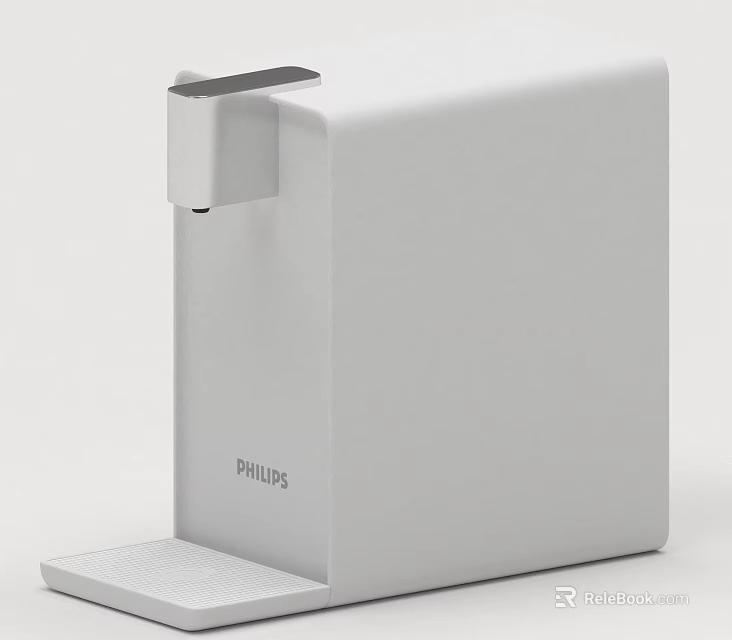 Philips White Kitchen Water Dispenser Appliance With Sleek Modern Design 3d model 