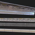 Structural Engineering Components with Metal Frames Pipes and Construction Panels