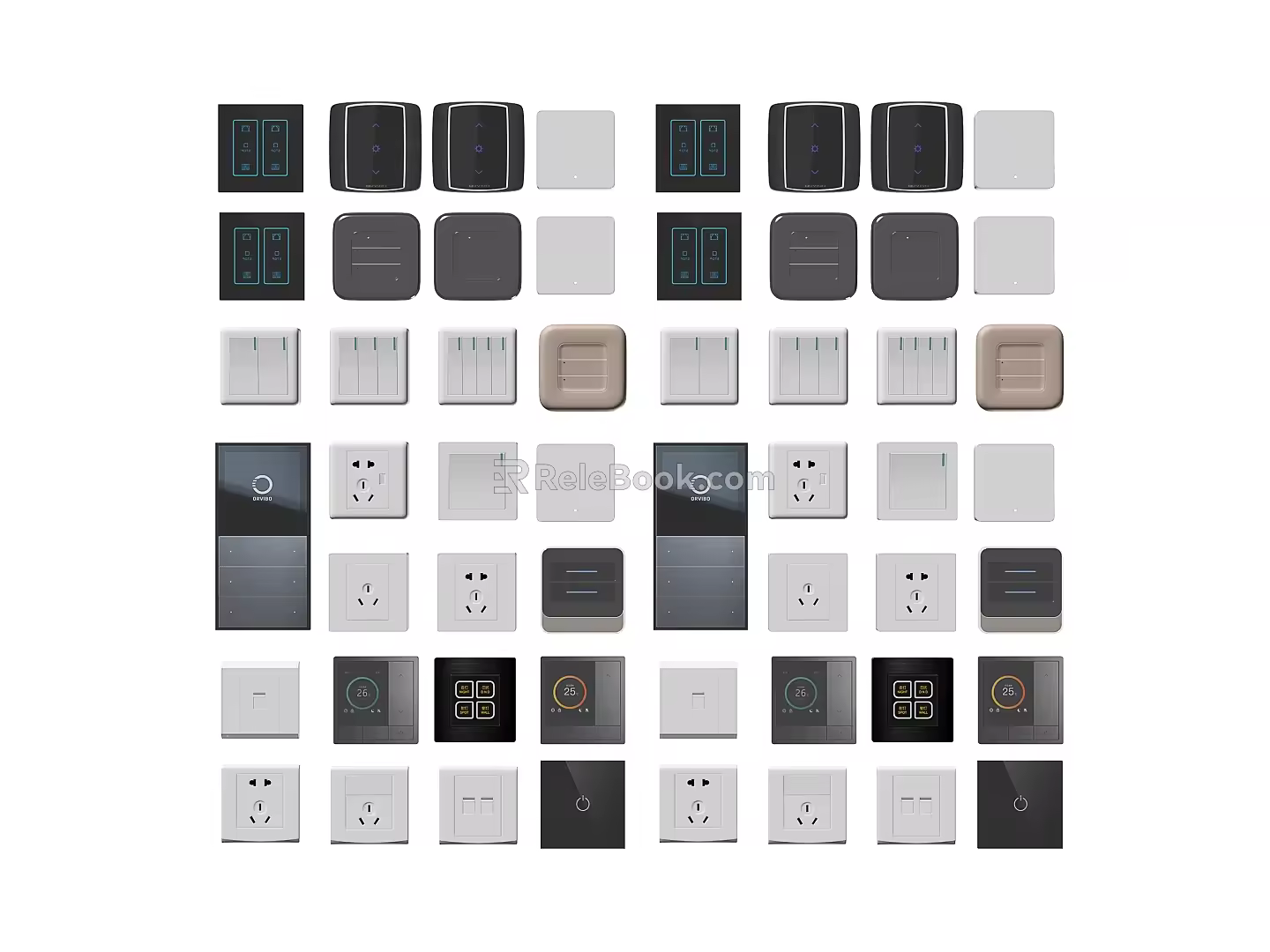 Hardware switch panel 3d model