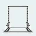 Multi Functional Sports Equipment With Ladder Structure And Stable Base Frame For Fitness Training