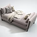 Modern bed end stool sofa multi-person sofa combination sofa 3d model