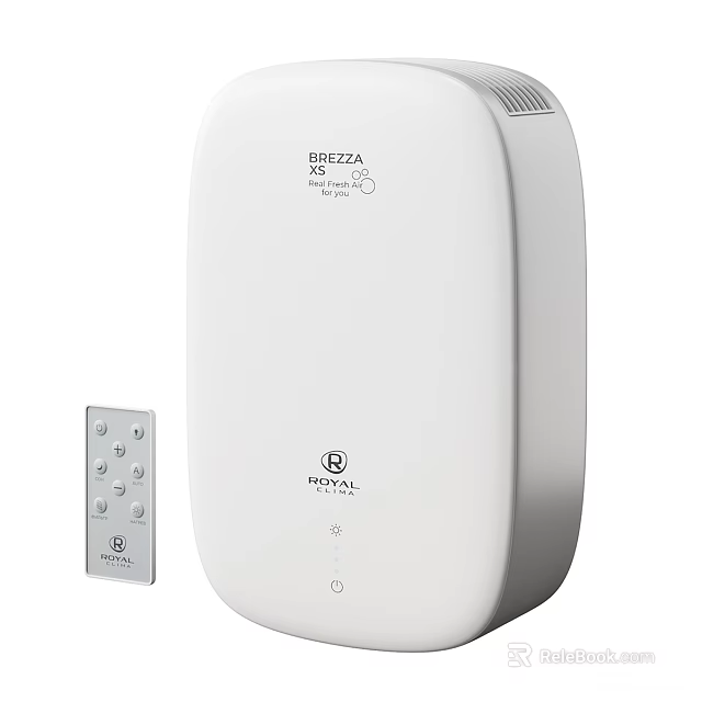 Royal Bezza Air Purifier With Remote Control For Indoor Home Use 3d model 