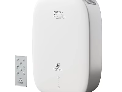 Royal Bezza Air Purifier With Remote Control For Indoor Home Use 3d model