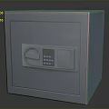 Heavy Duty Secure Metal Safe With Textured Surface And Digital Keypad Lock