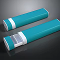 Teal Daily Life Storage Containers With White Trim And Transparent Window Design