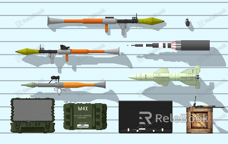 Modern Missile Weapon Box model