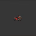 Different Styles of Red Black Motorcycle and Tricycle LEGO Models