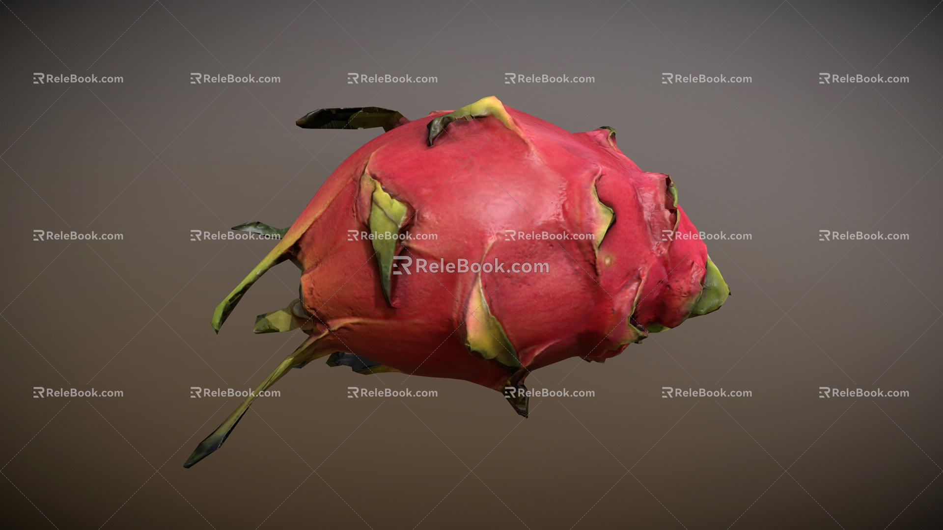 Pitaya Fruit Tropical Fruit 3d model