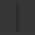 Sturdy Black Vertical Metal Truss With Cross Support Structure For Event Setup