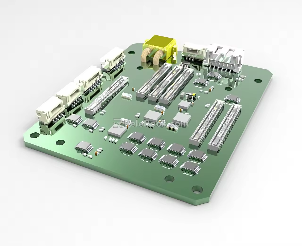 Industrial Control Board Circuit Board SMT 1223 3d model