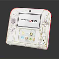 Modern game console home game console Nintendo game console vintage game console 3d model