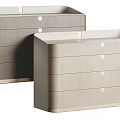 Modern Entryway Cabinet Sidetable With Drawer Storage Wood Grain Finish Light Dark Tones Metal Base