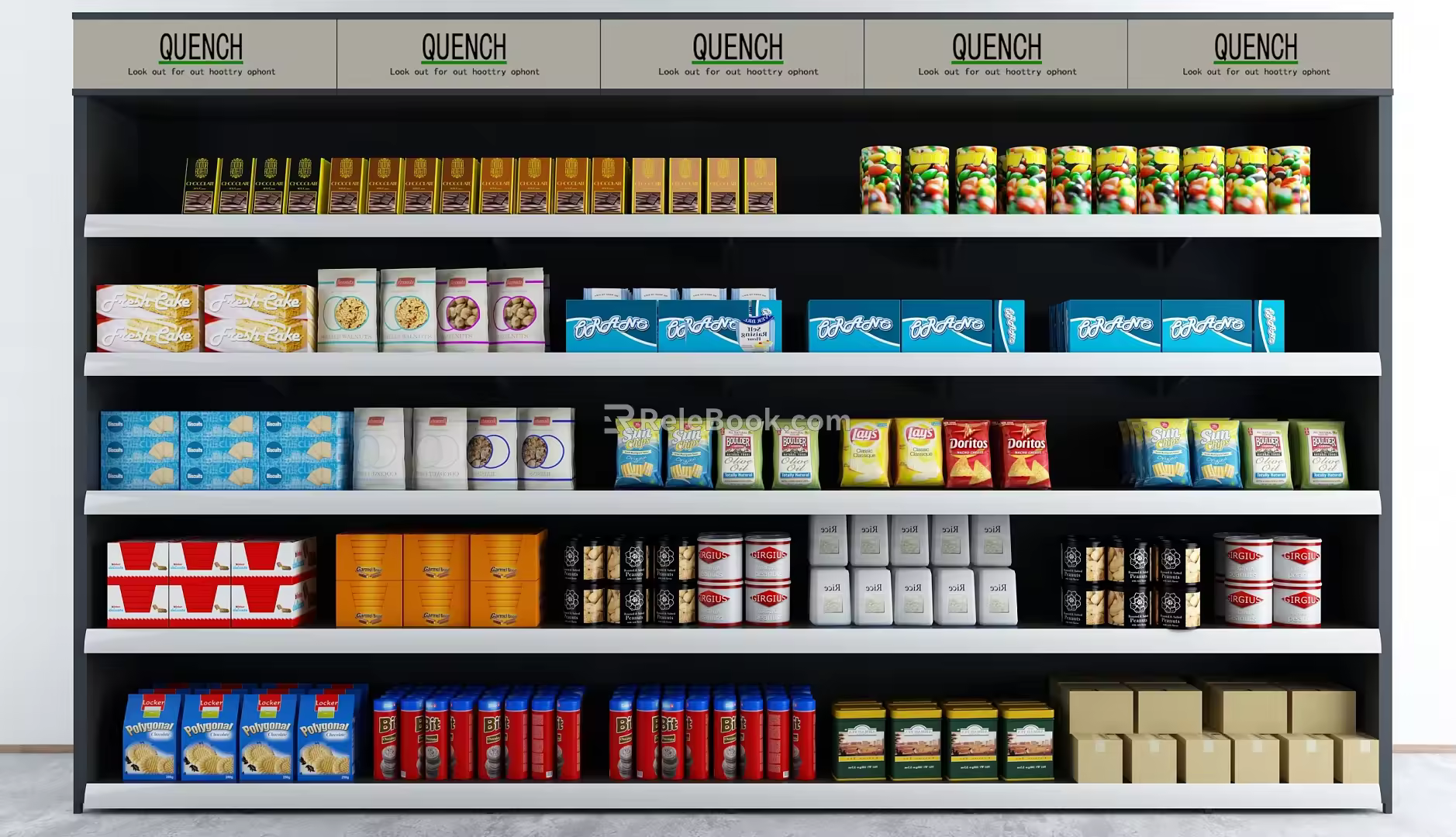 Supermarket Container 3d model