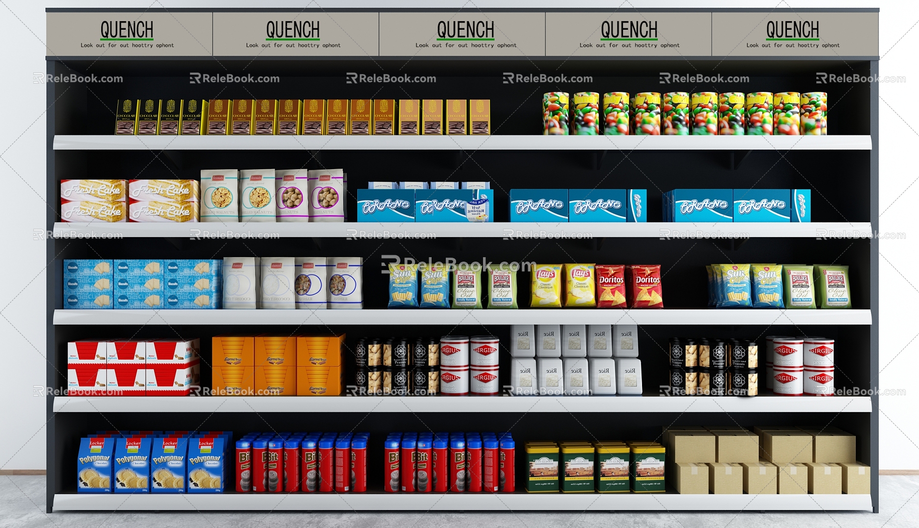 Supermarket Container 3d model