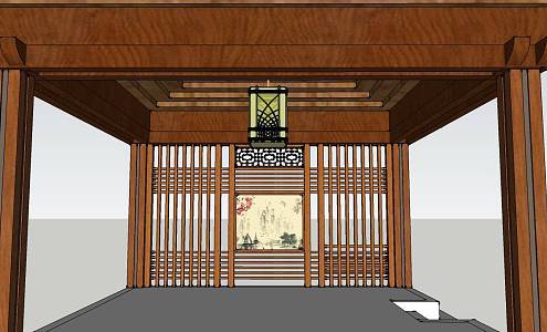 Quartet Pavilion Club Home Hall 3d model