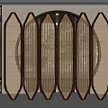 New Chinese Style Screen Screen Partition 3d model