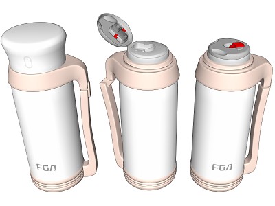 Modern thermos cup model