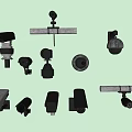 Surveillance camera combination 3d model