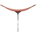 Modern Outdoor White Canopy with Sturdy Metal Frame for Patio Sun Shade