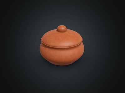 Old pottery jar model