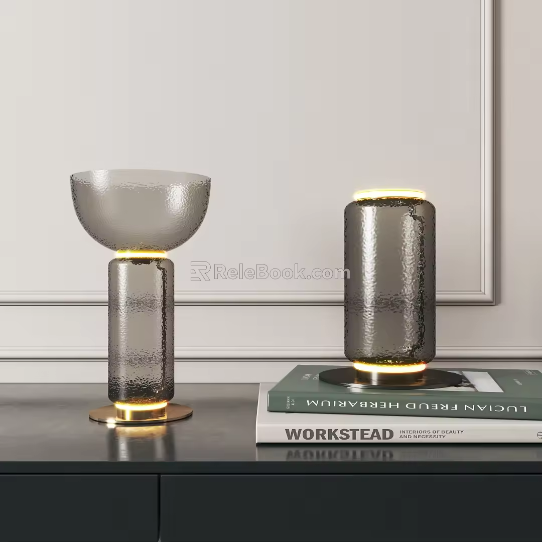 Modern table lamp 3d model
