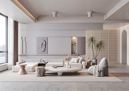 The Silent Living Room 3d model