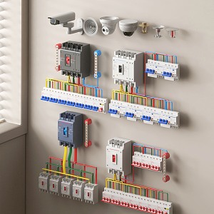 Switch modern electric box wiring wire monitoring 3d model