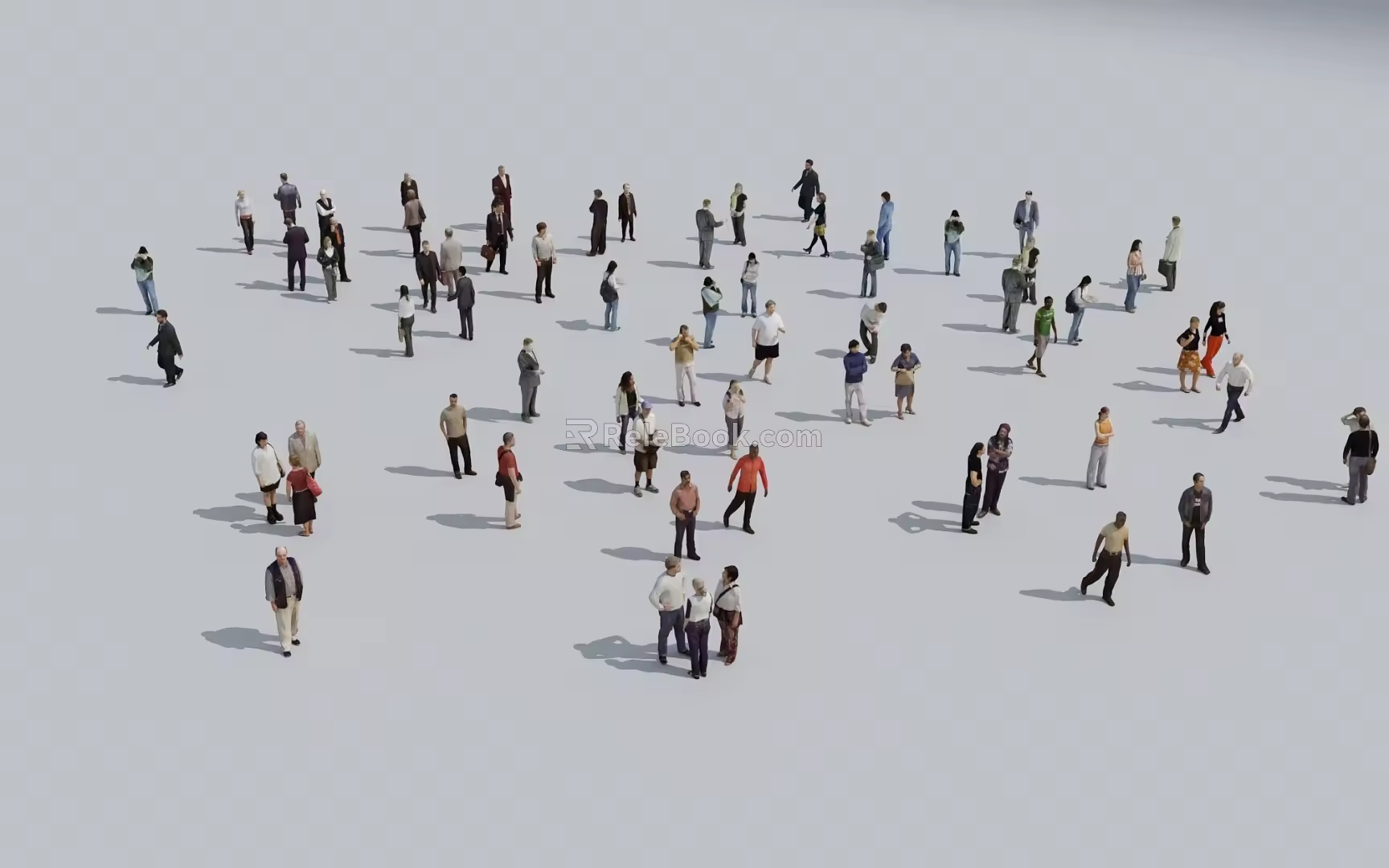 Bird's Eye View Common Characters 3d model