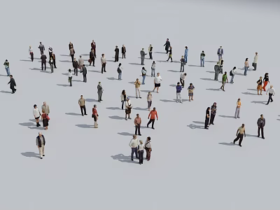 Bird's Eye View Common Characters 3d model