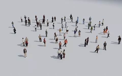 Bird's Eye View Common Characters 3d model