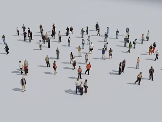Bird's Eye View Common Characters 3d model