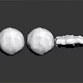 Three White Spheres And One Cube Practical Household Items For Daily Use
