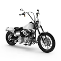 Custom Classic Motorcycle With Blue Flame Graphics Black Body Chrome Parts And Spoke Wheels