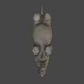 Realistic 3D Rhinoceros Model With Detailed Skin Texture And Horns