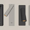 Modern Wall Lamps with Sleek Design and Different Finishes Mounted on Light Colored Wall