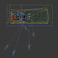 Large Scale Industrial Plant With Storage Tanks Piping Systems And Blue Roof Structures