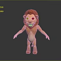 Happy Cartoon Lion Character With Red Mane Yellow Body And White Belly