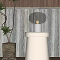 Table lamp table lamp side 3d model