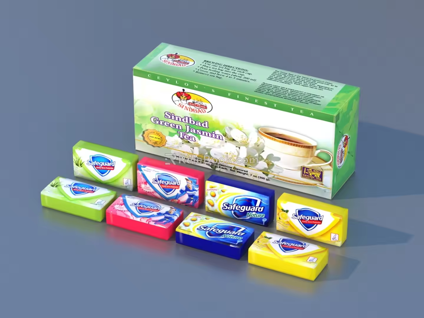 Supermarket merchandise daily necessities 3d model