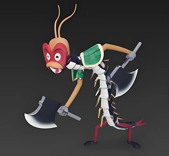 centipede essence 3d model