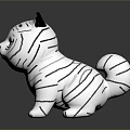 Modern tiger tiger tiger tiger downhill tiger 3d model