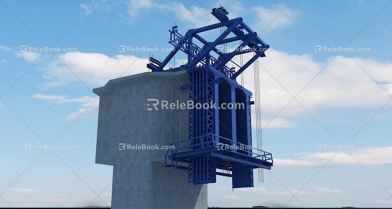 Bridge construction bridge machine diamond hanging basket construction machinery and equipment hanging basket construction model