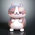 Modern Toy Muppet Toy Cat Pillow Muppet 3d model