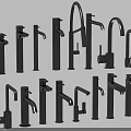 Black Faucet Collection Featuring Various Modern Designs For Home Bathrooms And Kitchens