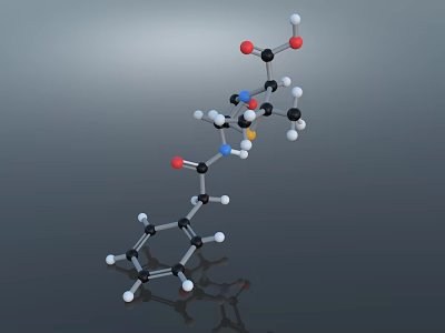 Medical Device Molecular Structure Model For Scientific Research Applications 3d model