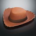 Modern Hat Cowboy Hat Fashion Cowboy Hat 3d model