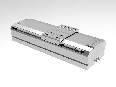 Industrial Linear Slide Module With Precision Metal Construction Mounting Holes And Automation Function 3d model